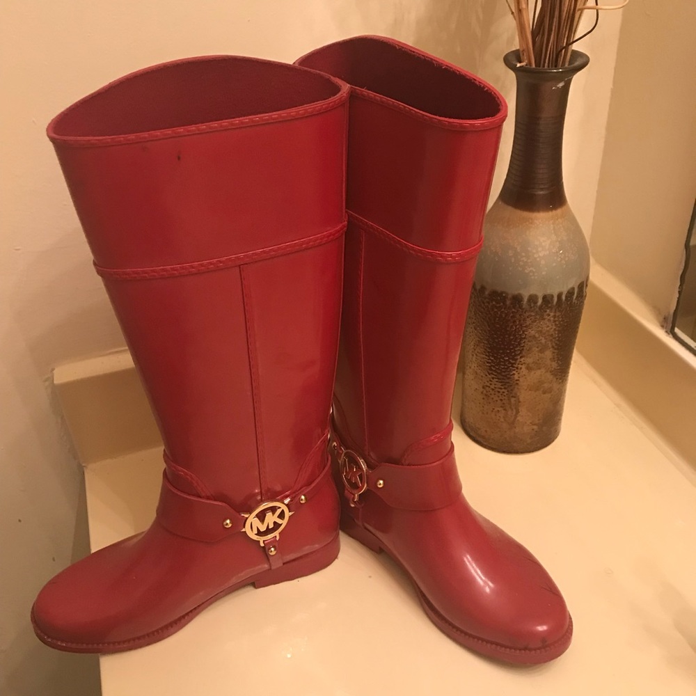 Michael Kors rain boots - Picture 2 of 6